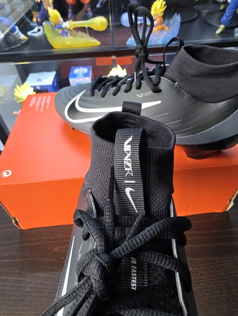 Nike Air Zoom Vapor Pro 1 'Black Dark Grey' Football Cleats Men Size 10